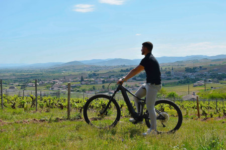 reserve a mountain bike for a beaujolais ride