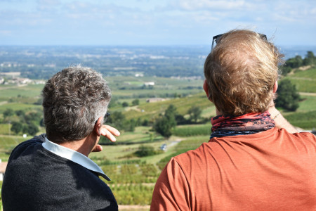 panoramic view of fleurie beaujolais